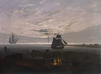 Kväll vid Östersjön, 1831