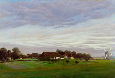 Platt landsbygd nära Greifswald, 1822-1823