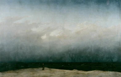 Tyska: Der Mönch am Meer Munken vid havet