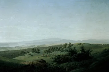 Landskap med sjö