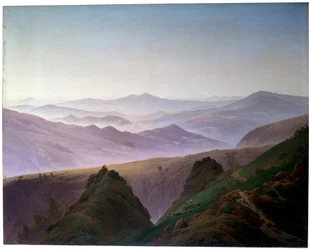 Morgon i bergen, före 1823.