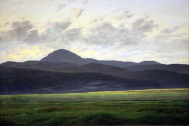 Bergslandskap i Bohemis