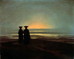 Bröder vid solnedgången, mellan 1830 och 1835