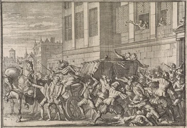 Attack i Madrid på greven av Olivares, Gaspard de Gusmáns vagn, 1643