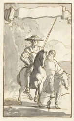 Titeltryck av Don Quijote Design för den femte volymen av Histoire de l