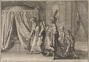 Pashas frus sjukbädd, 1639
