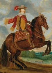 Ridsporträtt av kardinal-Infante Ferdinand av Österrike 1609-1641.