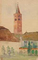Kyrktornet, Italien, 1898.