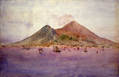 Vesuvius från Neapelbukten