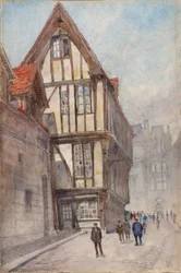 Gamla huset i Rouen, 1932.