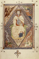 Kristus i majestät (i härlighet) (miniatyr)