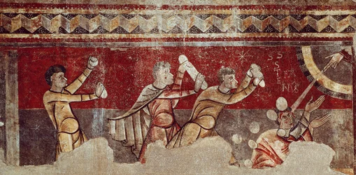 The Stening of Saint Stephen, c.1100 (fresk överförd till duk)