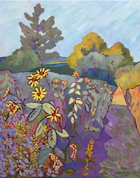 Embraced by Nature, 2023 (olja på duk)