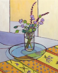 Att dricka vildblommor, 2023 (olja)