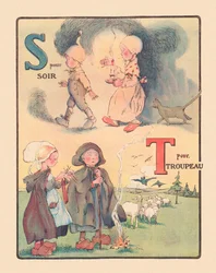 S för kväll - T för flock