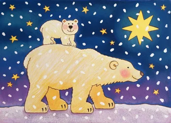 Polar-back Ride, 1996 (pastell)