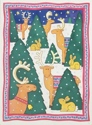 Renar runt julgranarna