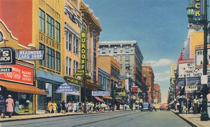 Fourth Ave., Looking North, 1942