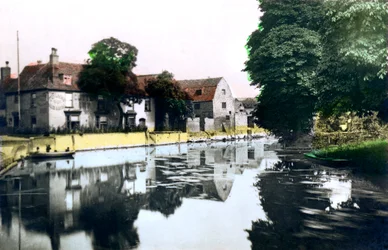 River Ouse vid Ely, Cambridgeshire, 1926.