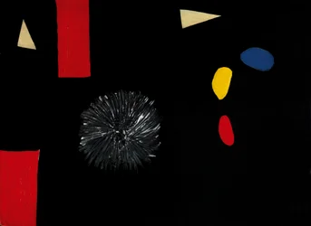 Komposition, ca 1951 (olja på pannå)