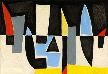 Komposition, ca 1952 (olja på duk)