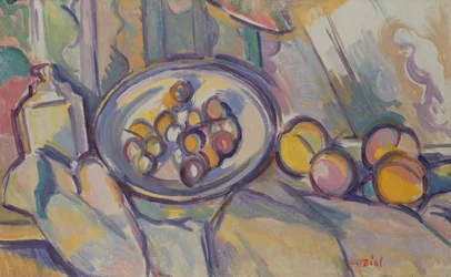 Stilleben med frukt (olja på duk)