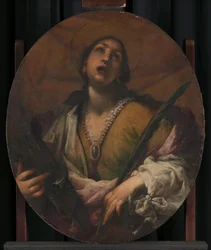Sankta Katarina, ca 1650 (olja på pannå)