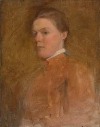 Cecilia Beaux självporträtt, ca. 1889-1894.
