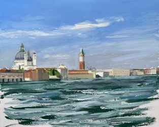 Ah Venezia! 2025 (olja på duk)