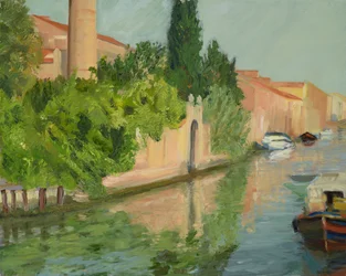 Canal Turn, Fortuny Gardens (målning)