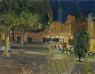 Stängningsdags, Campo Santa Margherita (målning)