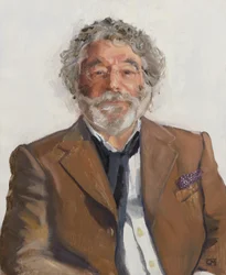 Craig Raine, engelsk poet, 2022 (olja på duk)