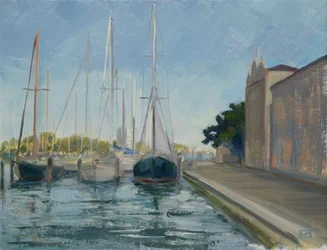 Marina S. Giorgio Maggiore 3 (olja på duk)