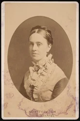 Porträtt av Lady Frances Anna Blandy Thomson, friherrinnan Kelvin 1837-1916, 1876.