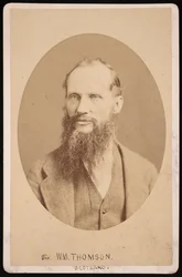 Porträtt av Sir William Thomson, 1:e baron Kelvin 1824-1907, 1876.