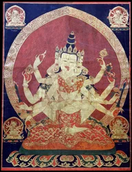 Guhyasamaja Akshobhyavajra Tanaka, 1600-talet.