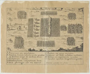 Italienska armén på mars (gravyr)