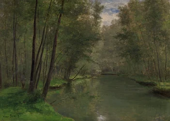 Längs floden Epte i Gasny