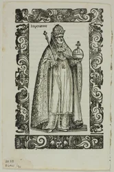 Blad från Habiti antichi e moderni, tallrik 92 från Woodcuts from Books of the XVI Century