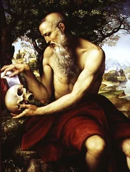 St. Hieronymus, ca 1507-12 (olja på panel)