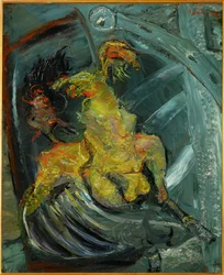 Hängande kalkon, ca 1925 (målning på duk)