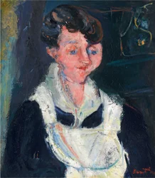 La Soubrette (Den väntande pigan), ca 1933 (olja på duk)