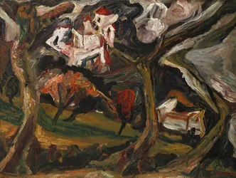 Landskap, ca 1919 (olja på duk)