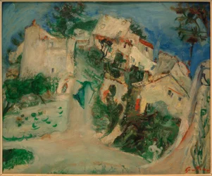 Landskap nära Cagnes