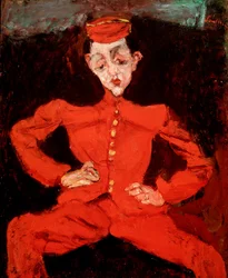 Le Groom-målning av Chaim Soutine (1894-1944)