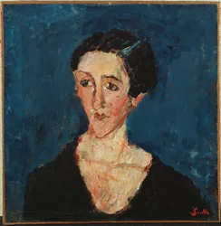 Porträtt av Madalaine Castaing, ca 1928
