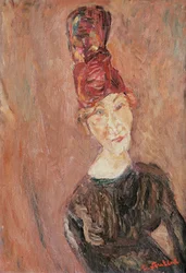 Kvinna med hatt, 1926