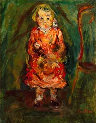 Ung flicka med en docka, 1926-27