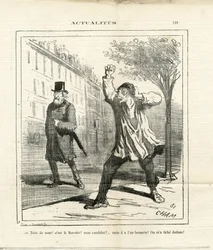 Illustration av Cham (1819-1879) i Le Charivari