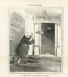 Illustration av Cham (1819-1879) i Le Charivari